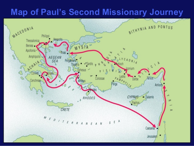 paul's 2nd missionary journey wikipedia